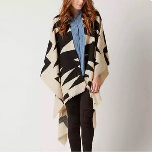 Billabong Beachy Nights Wrap Knit Poncho